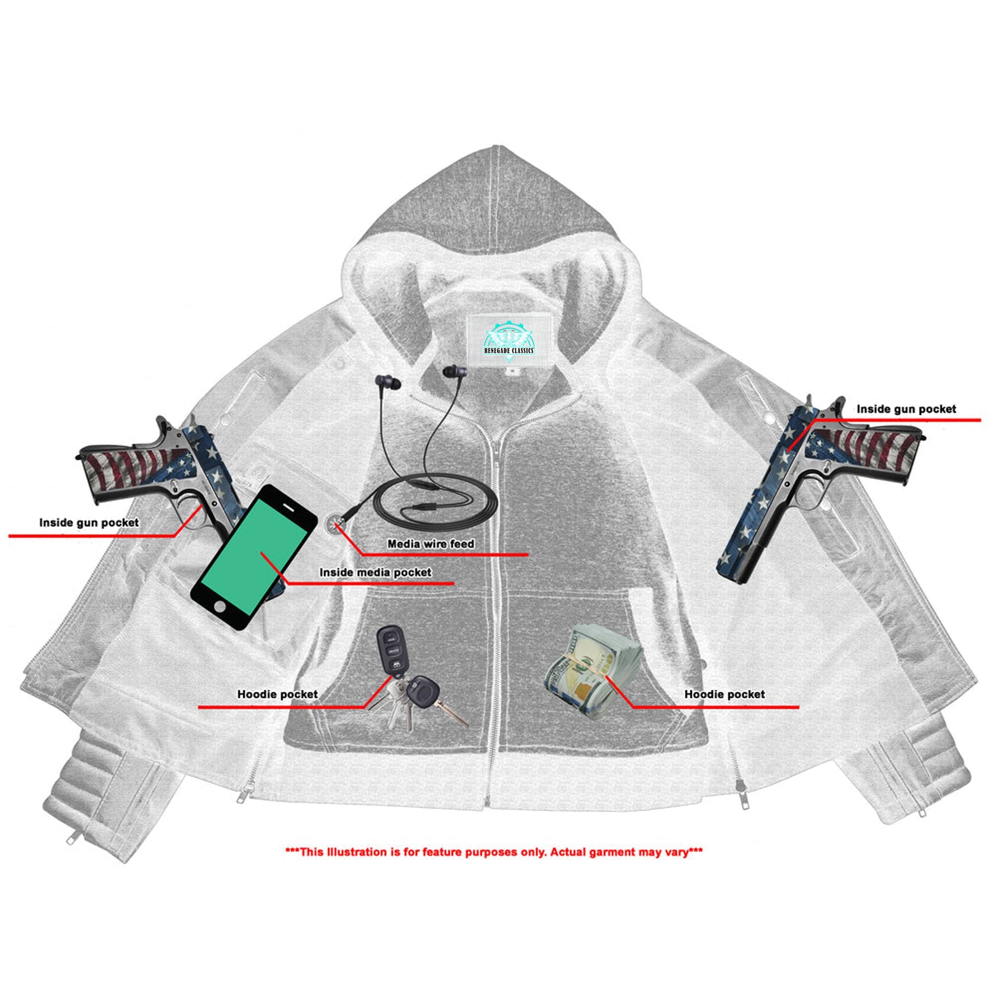 RC877 Women's M/C Jacket with Rub-Off Finish