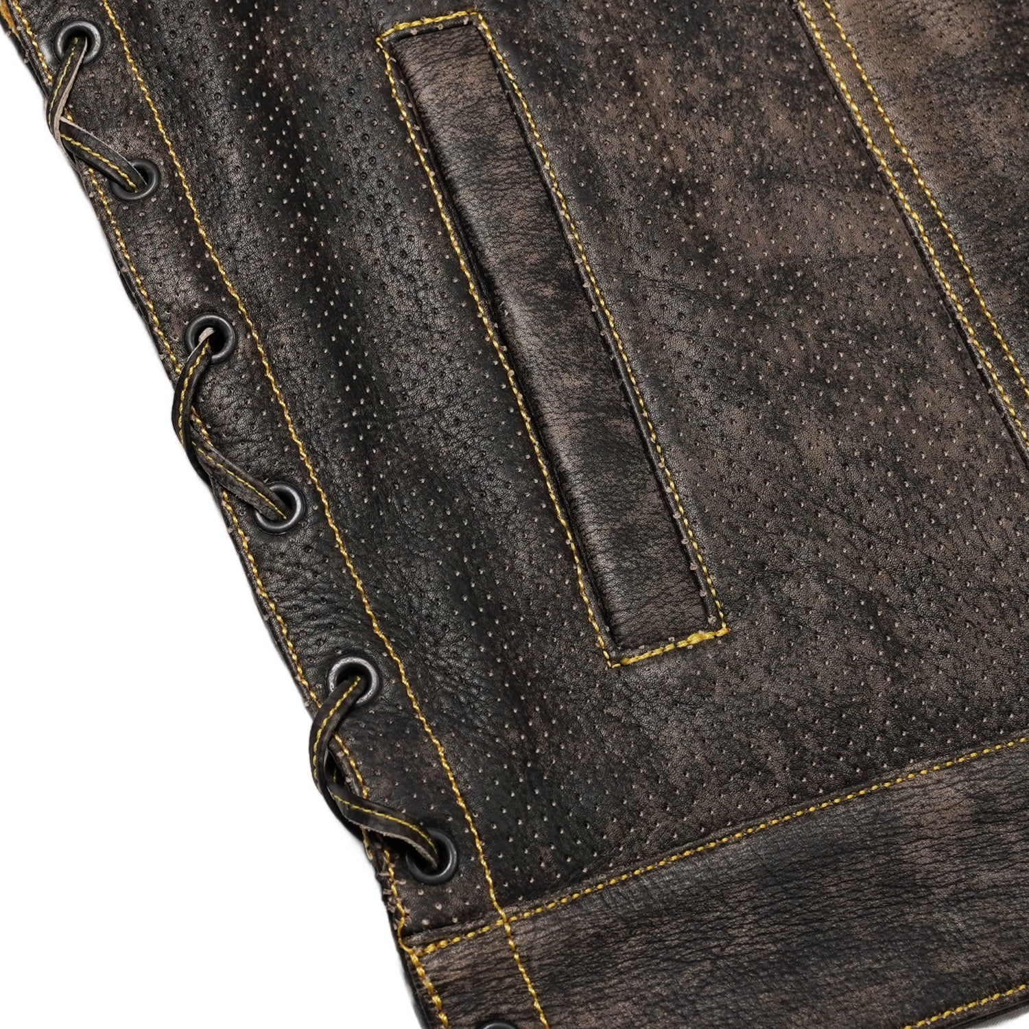 Rust Rider – Men’s Leather Vest