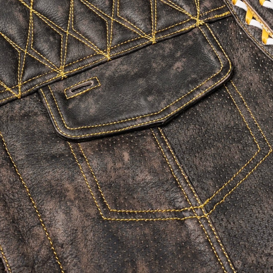 Rust Rider – Men’s Leather Vest