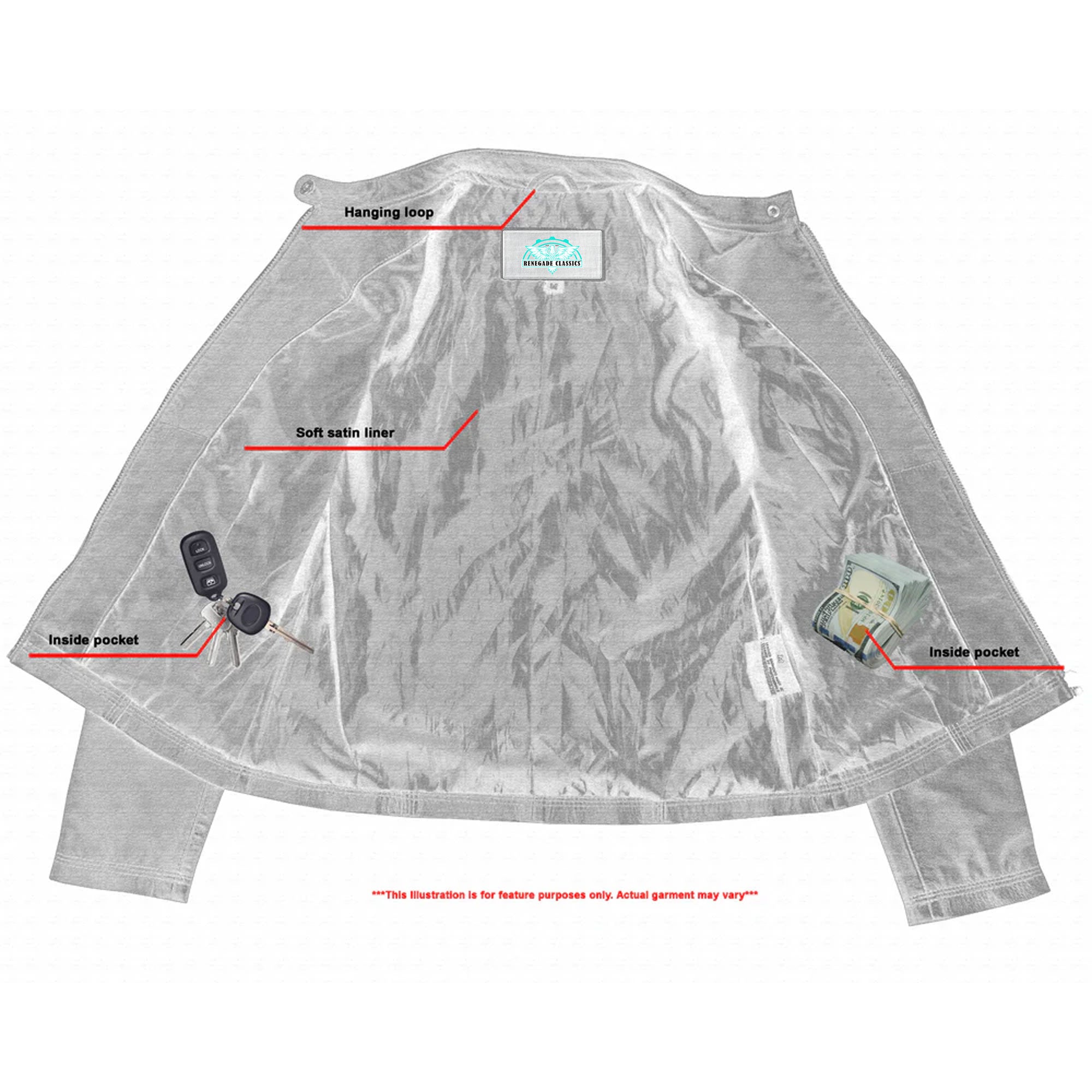 RC5501 Cabernet - Women's Fashion Leather Jacket