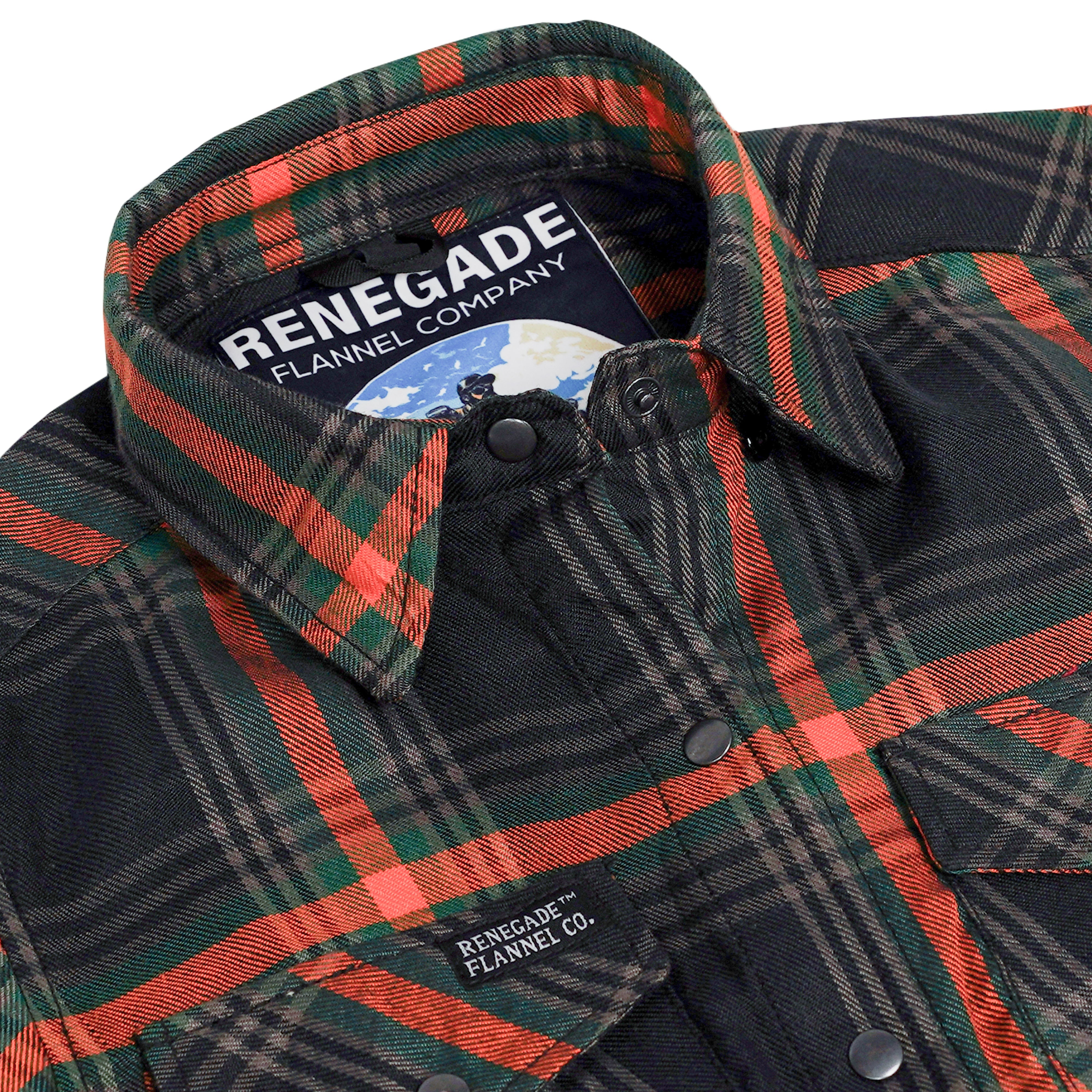 Sea Jewel Women’s Blue and Green Flannel Shirt