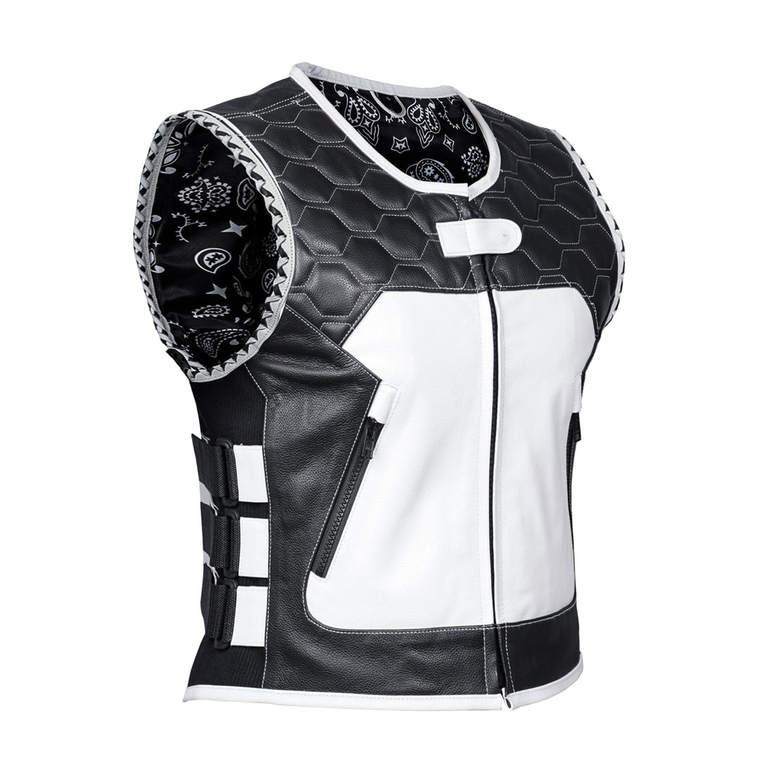 Shadow Pearl – Women’s Leather Vest