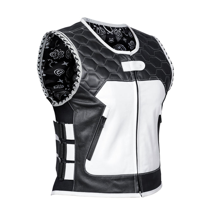 Shadow Pearl – Women’s Leather Vest