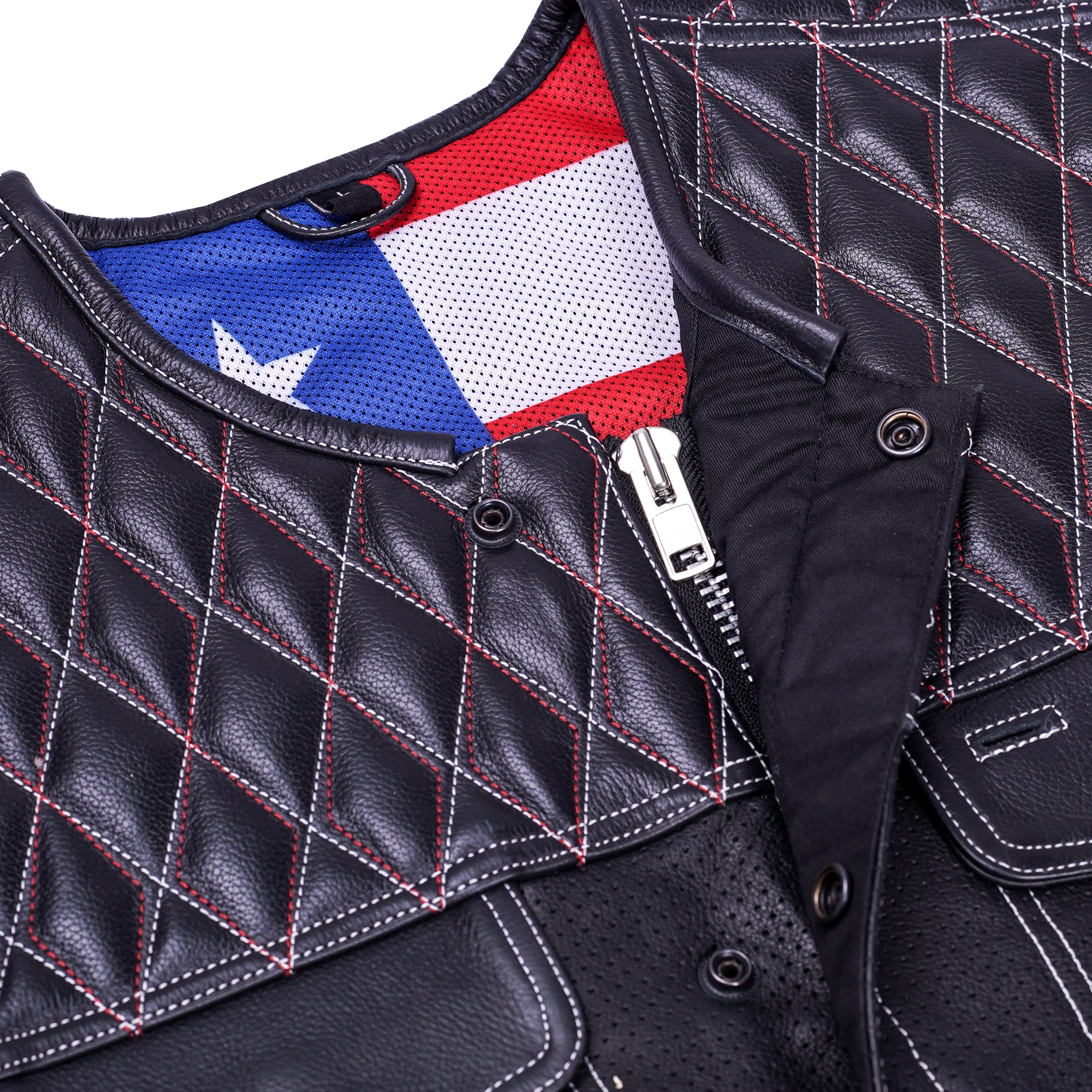 Star Shield - Men's Leather Vest