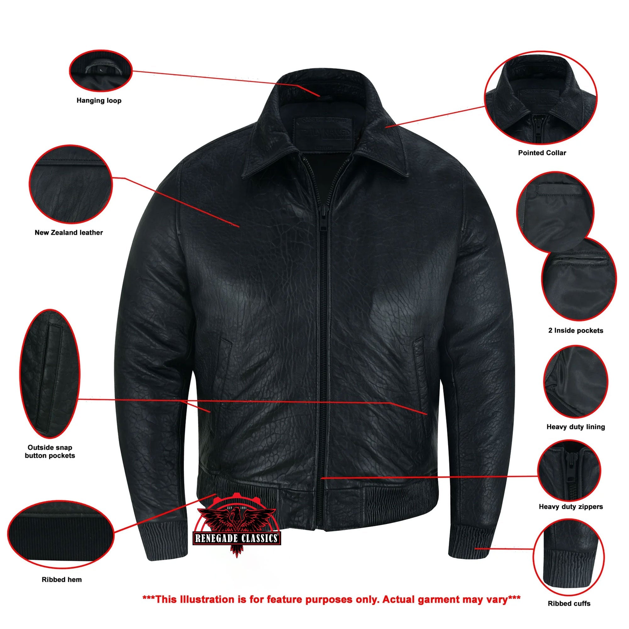 Traveler Men's Fashion Leather Jacket