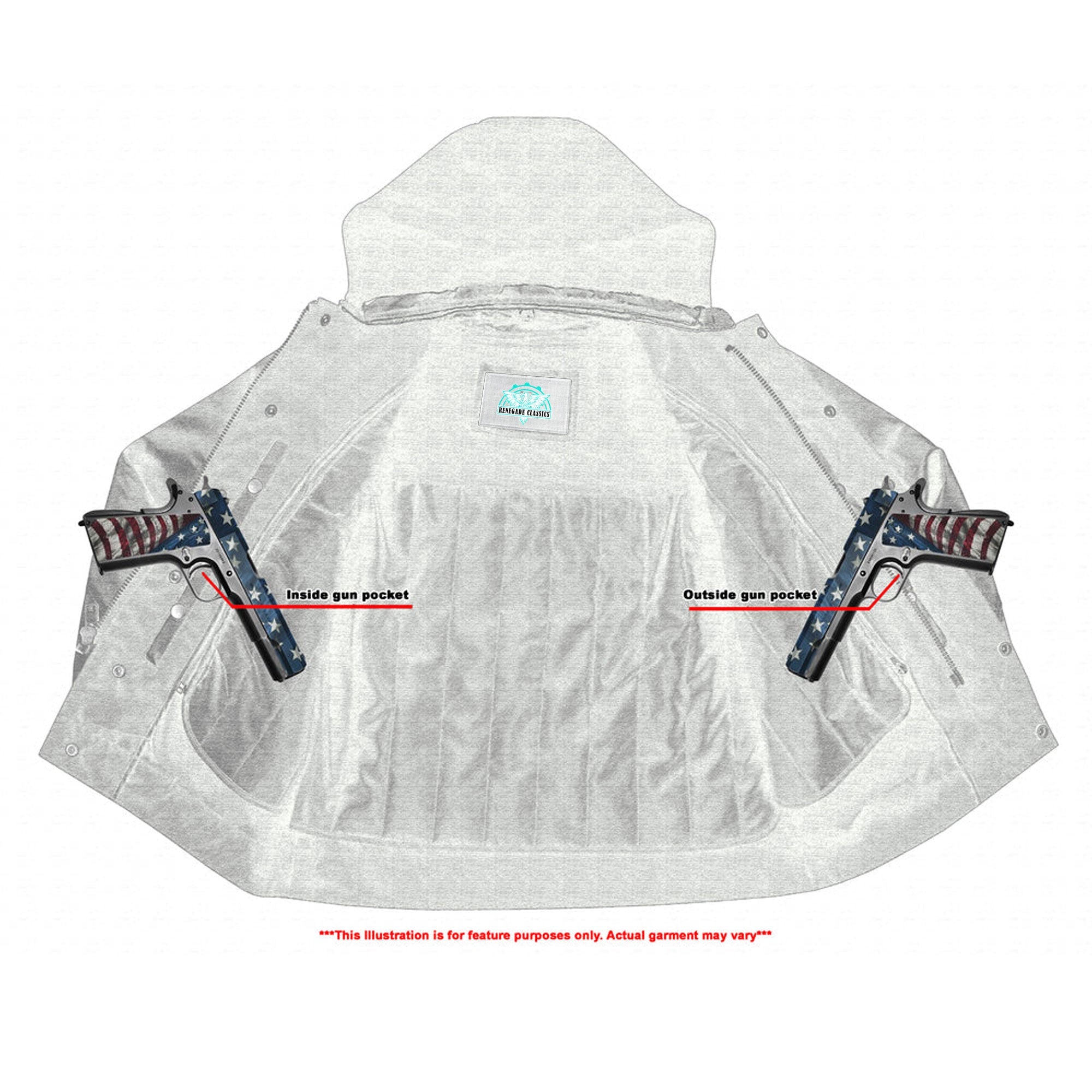 RC782 Men's Lightweight Drum Dyed Distressed Naked Lambskin Jacket