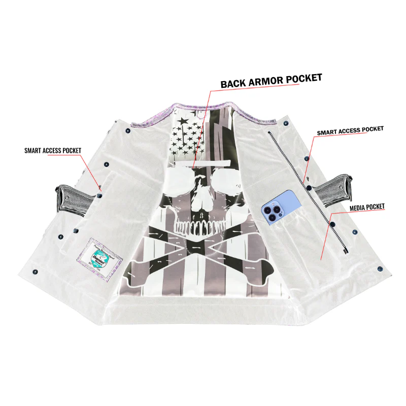 Gator Glint Men’s Leather Vest