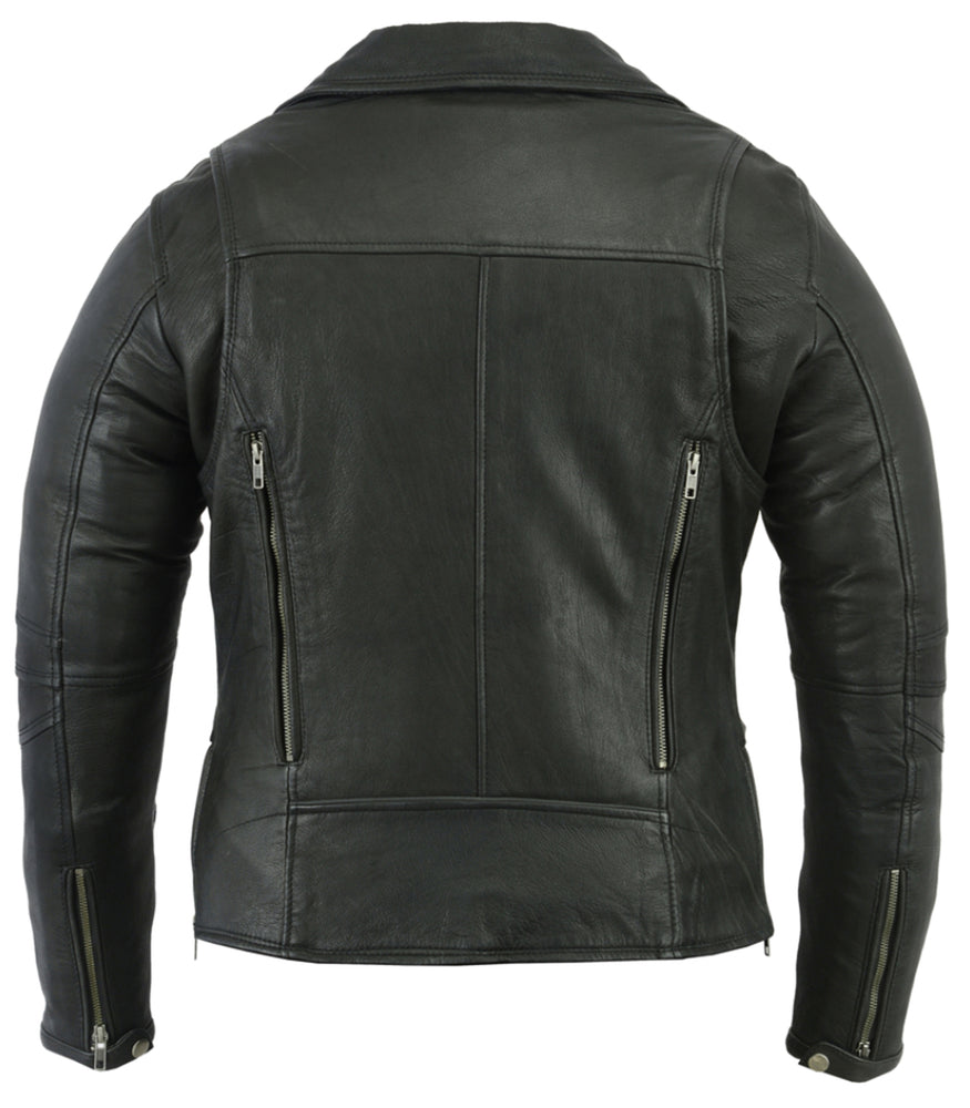 RC894 Women's Modern Longer Beltless Biker Jacket