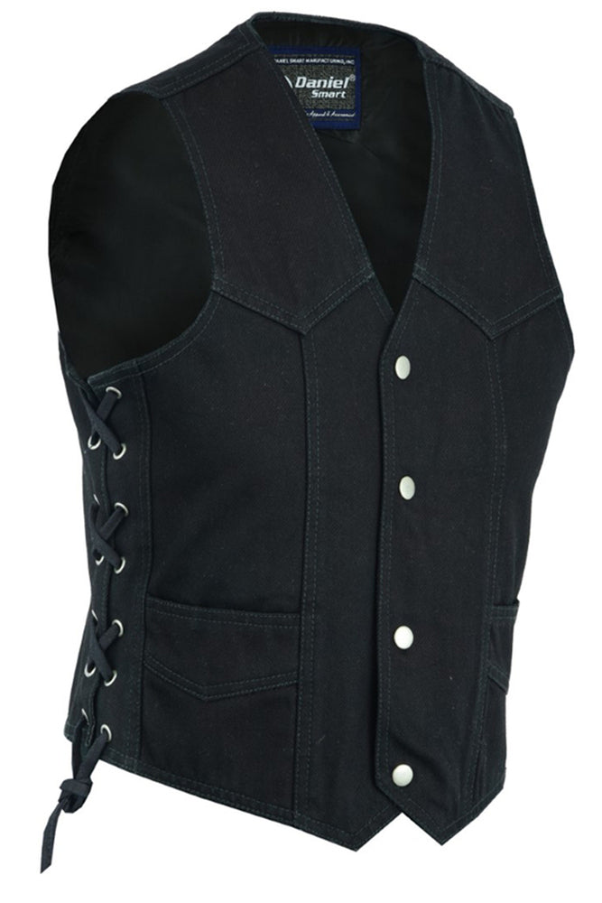 RM9726 Kid's Denim Side Lace Vest