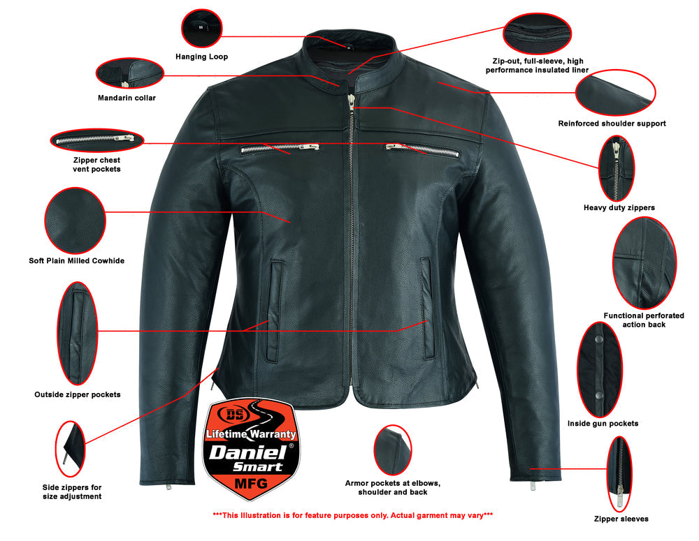 RC839 Women's Full Cut Jacket /Jazzy look