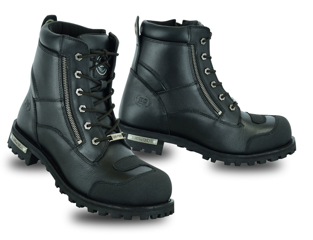 RC9741 Men's Side Zipper Waterproof Ankle Protection Boots
