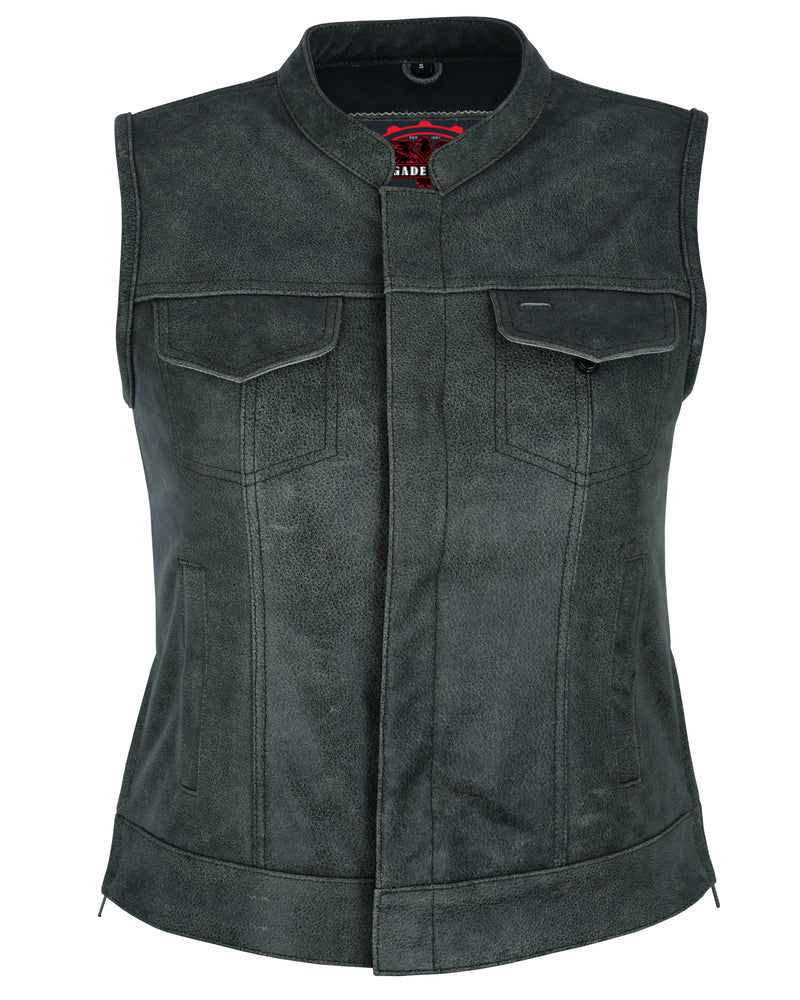 RC229  Women's Premium Single Back Panel Concealment Vest - GRAY