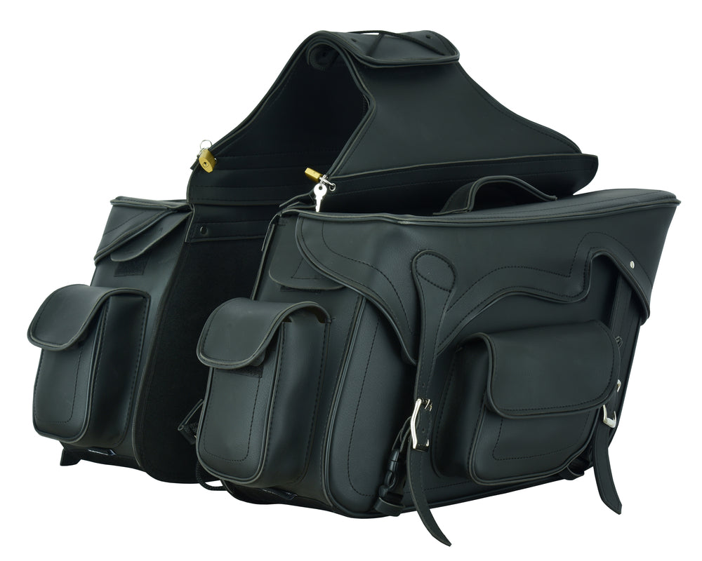 RC322 Two Strap Saddle Bag