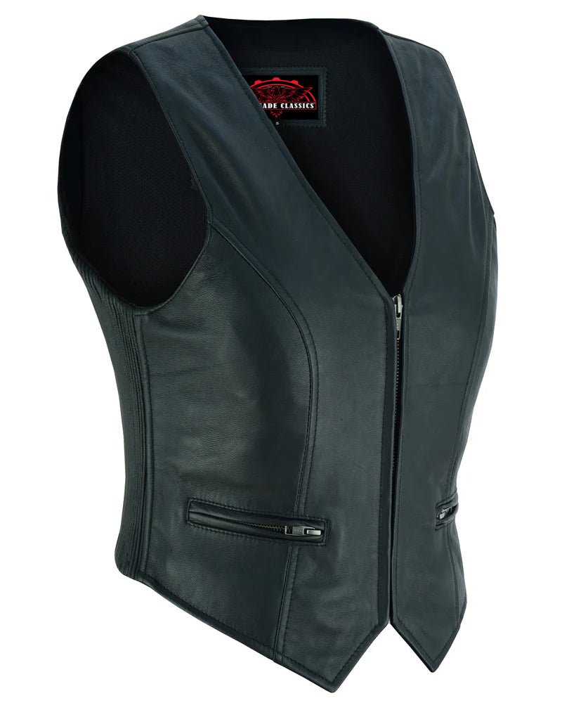 RC238 Women's Stylish Lightweight Zipper Front Vest