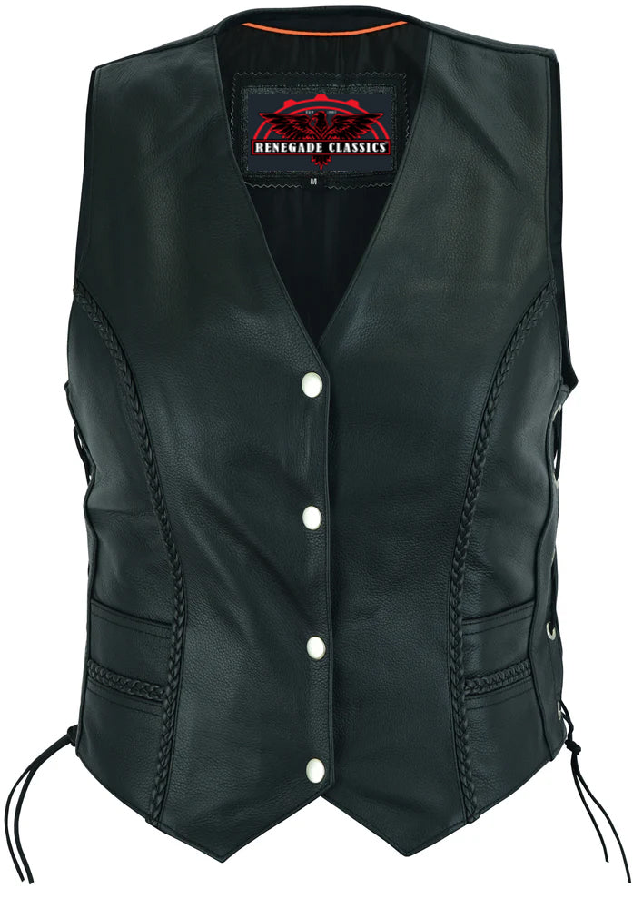 RC222 Women's Braided Vest