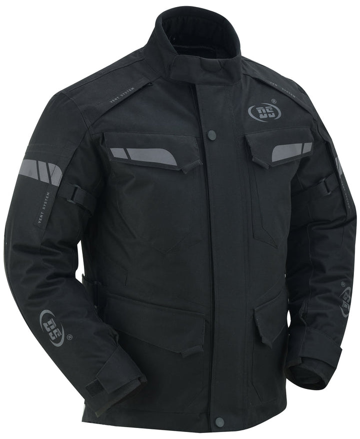 RC4615 Advance Touring Textile Motorcycle Jacket for Men - Black