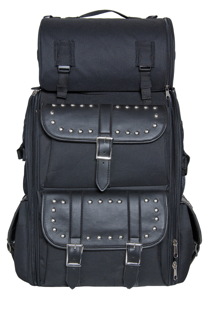 RC391S Updated Touring Sissy Bar Bag w/ Studs