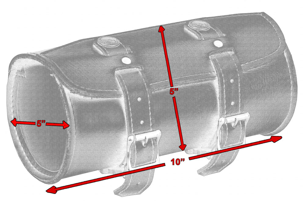 RC4050 Premium Small Leather Round Tool Bag