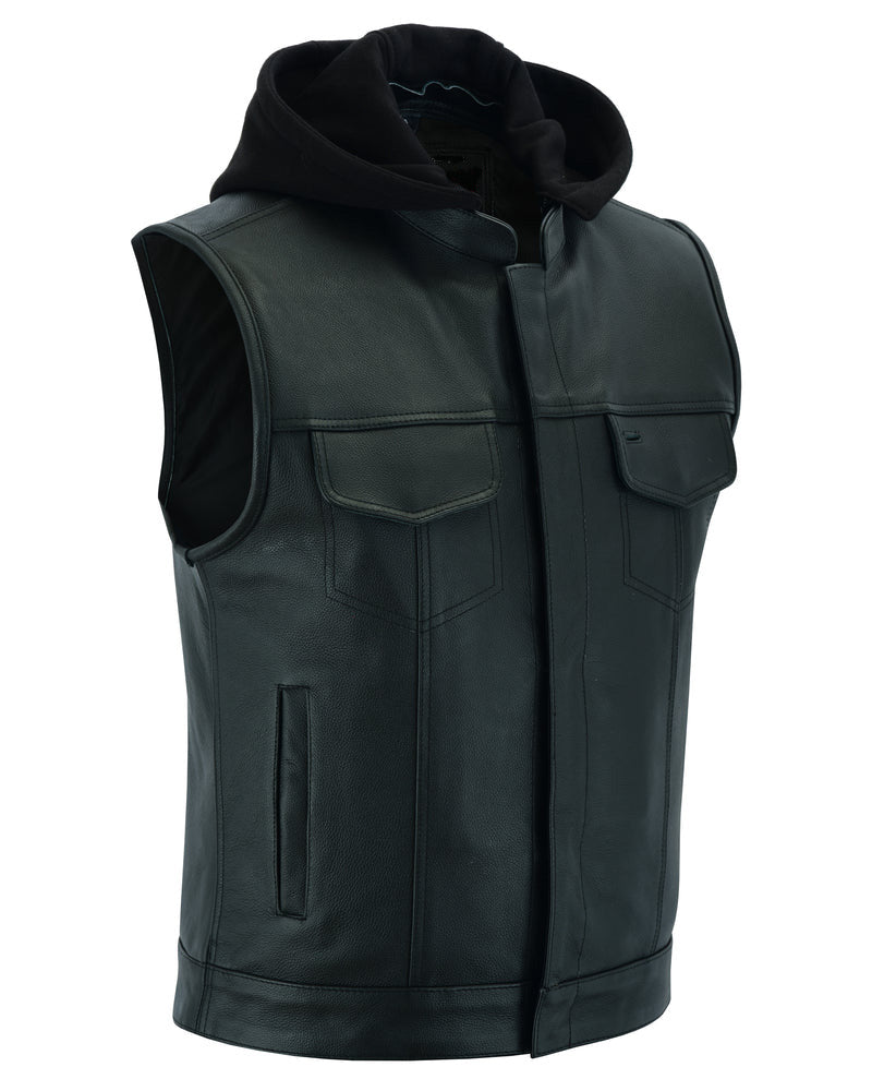 RC182 Concealed Snaps, Premium Naked Cowhide, Removable Hood & Hidden