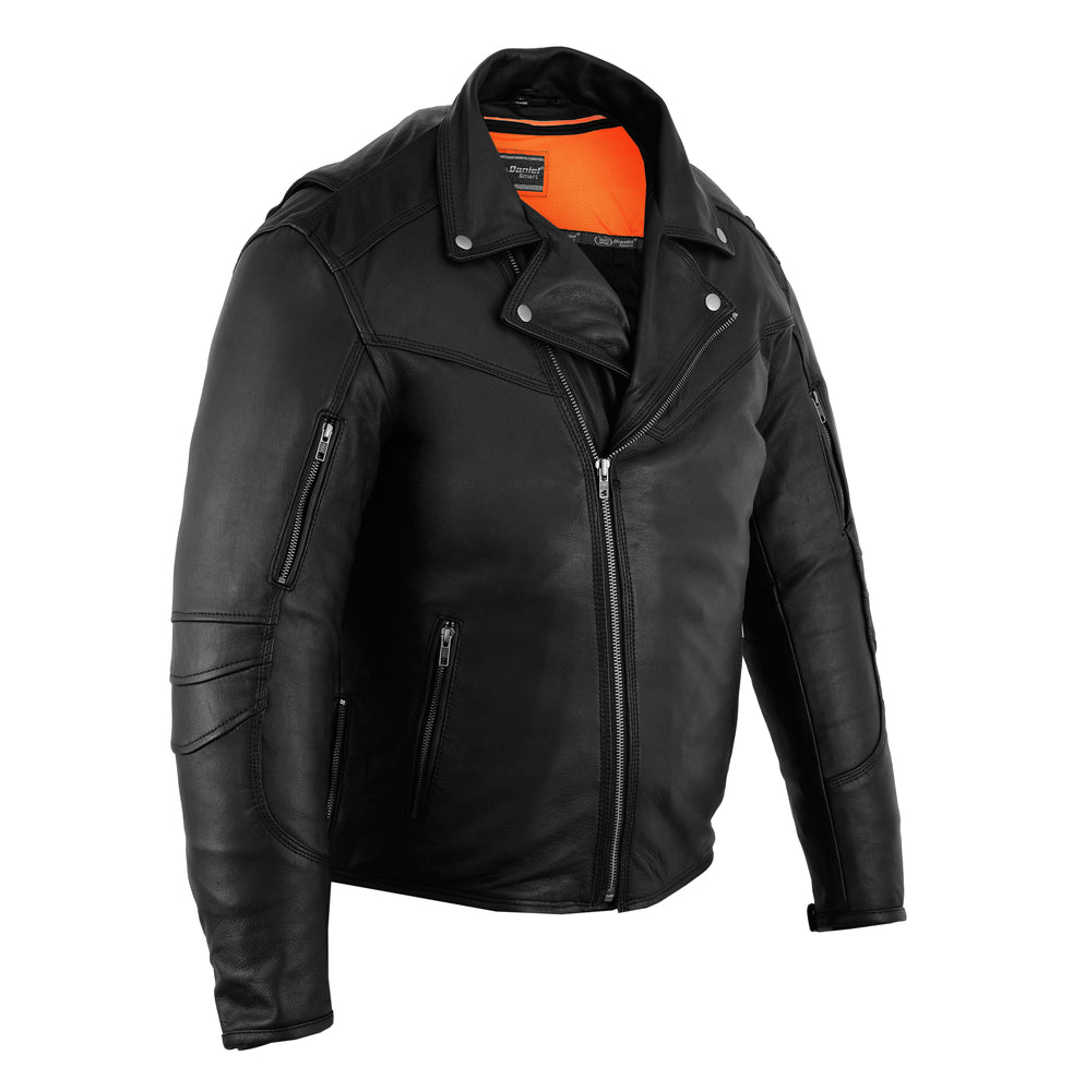 RC794 Men's Modern Longer Beltless Biker Jacket