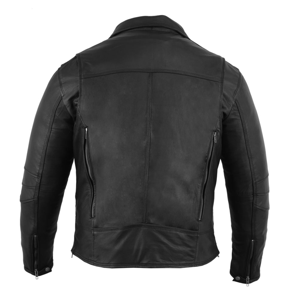RC794 Men's Modern Longer Beltless Biker Jacket