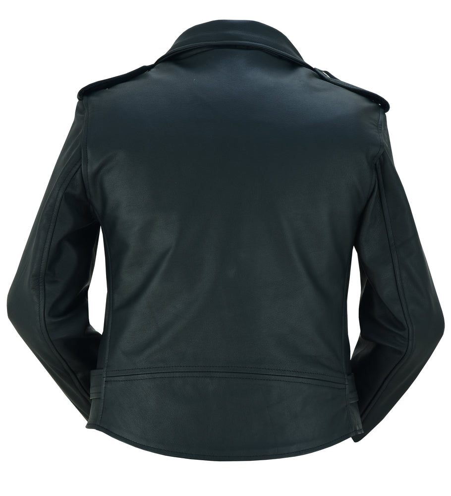 RC850 Women's Classic Plain Side Fitted M/C Style Jacket