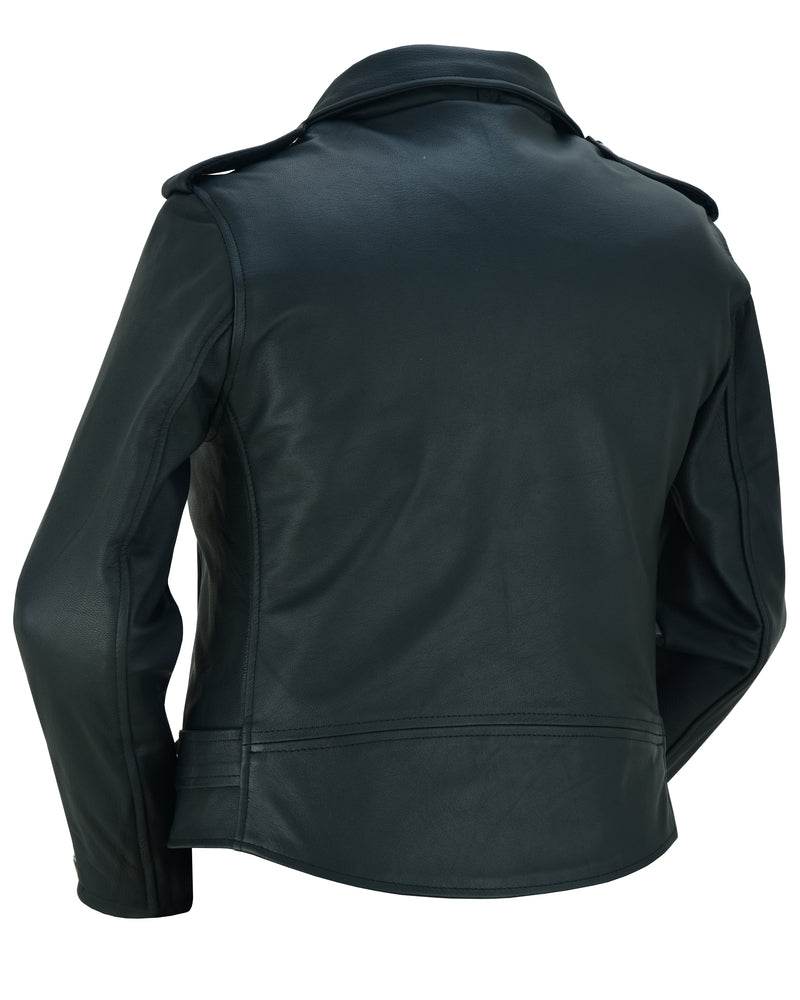 RC850 Women's Classic Plain Side Fitted M/C Style Jacket