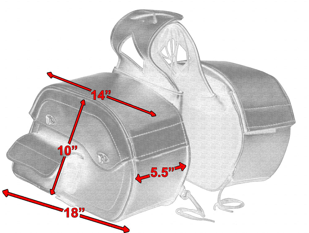 RC300 Two Strap Saddle Bag