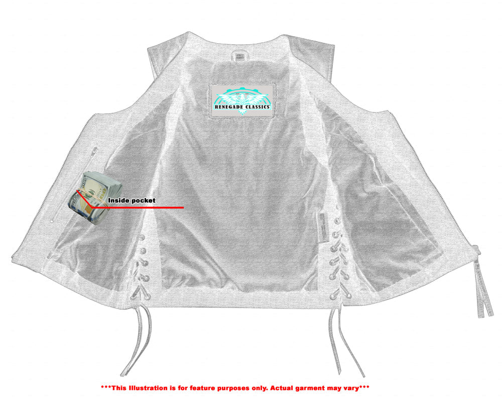 RC241 Women's Lightweight Vest with Rivets Detailing