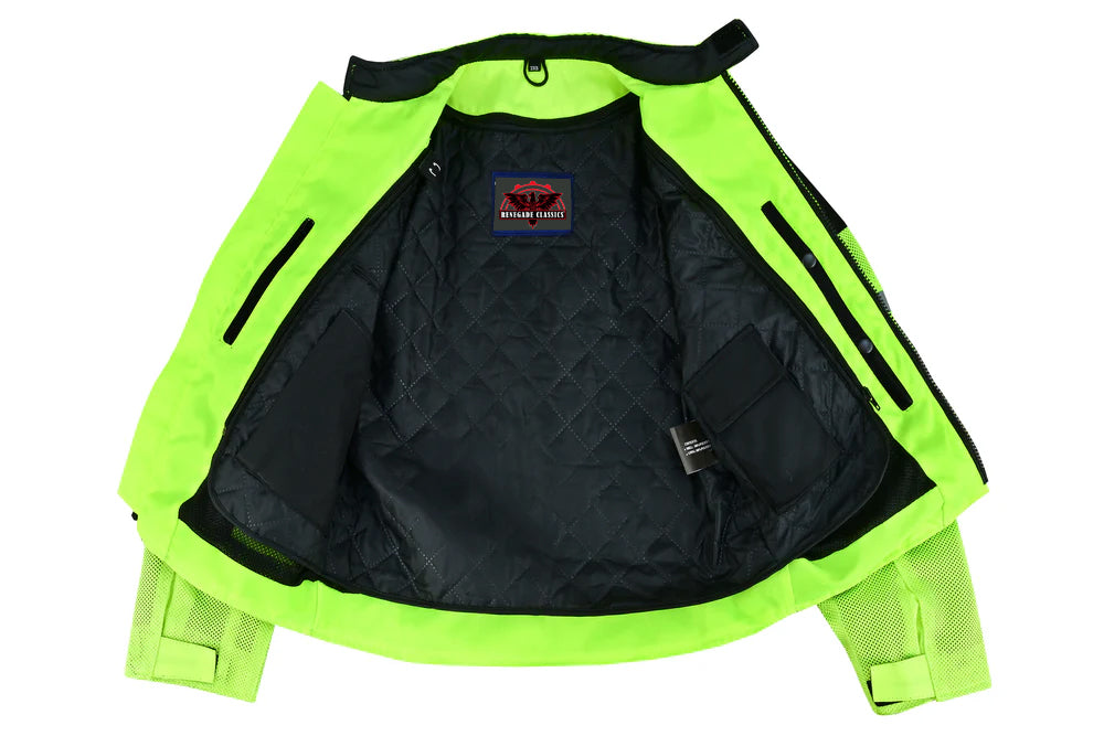 RC765 Men's Performance Mesh Jacket - High Vis