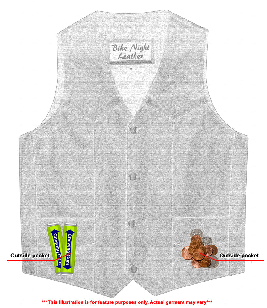 RC1725 Kids Traditional Style Plain Side Vest