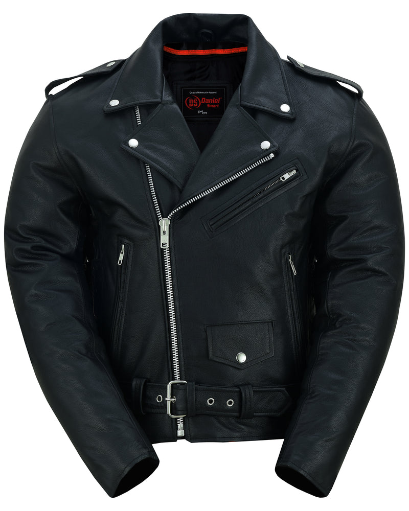 RC759 Men's Eagle Embossed Live To Ride - Ride To Live Classic Black