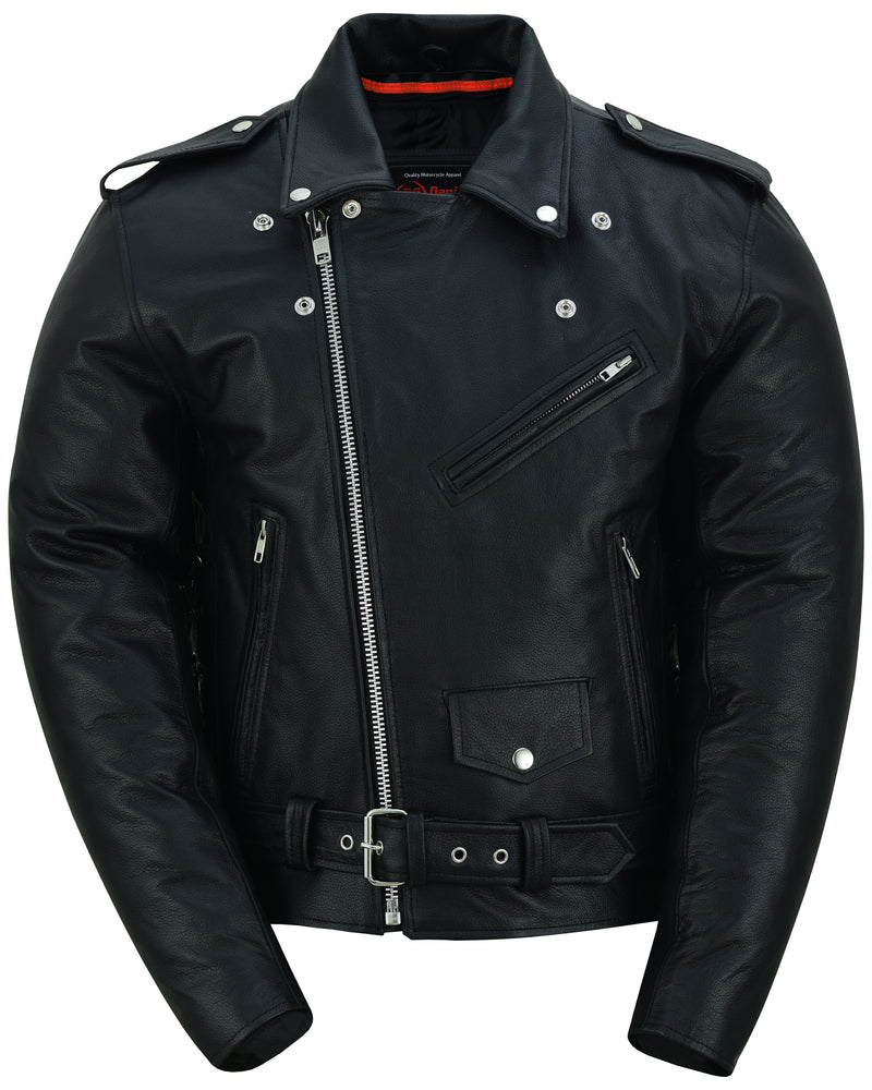 RC759 Men's Eagle Embossed Live To Ride - Ride To Live Classic Black