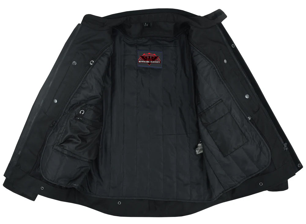RC4615 Advance Touring Textile Motorcycle Jacket for Men - Black