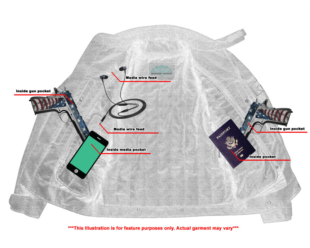 RC4610 Flight Wings - Black Textile Motorcycle Jacket for Men