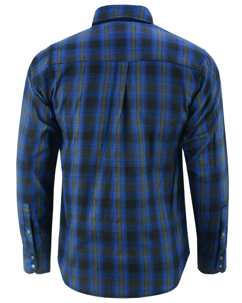 Flannel Shirt - Daze Blue and Black LVAD Gear Flannel
