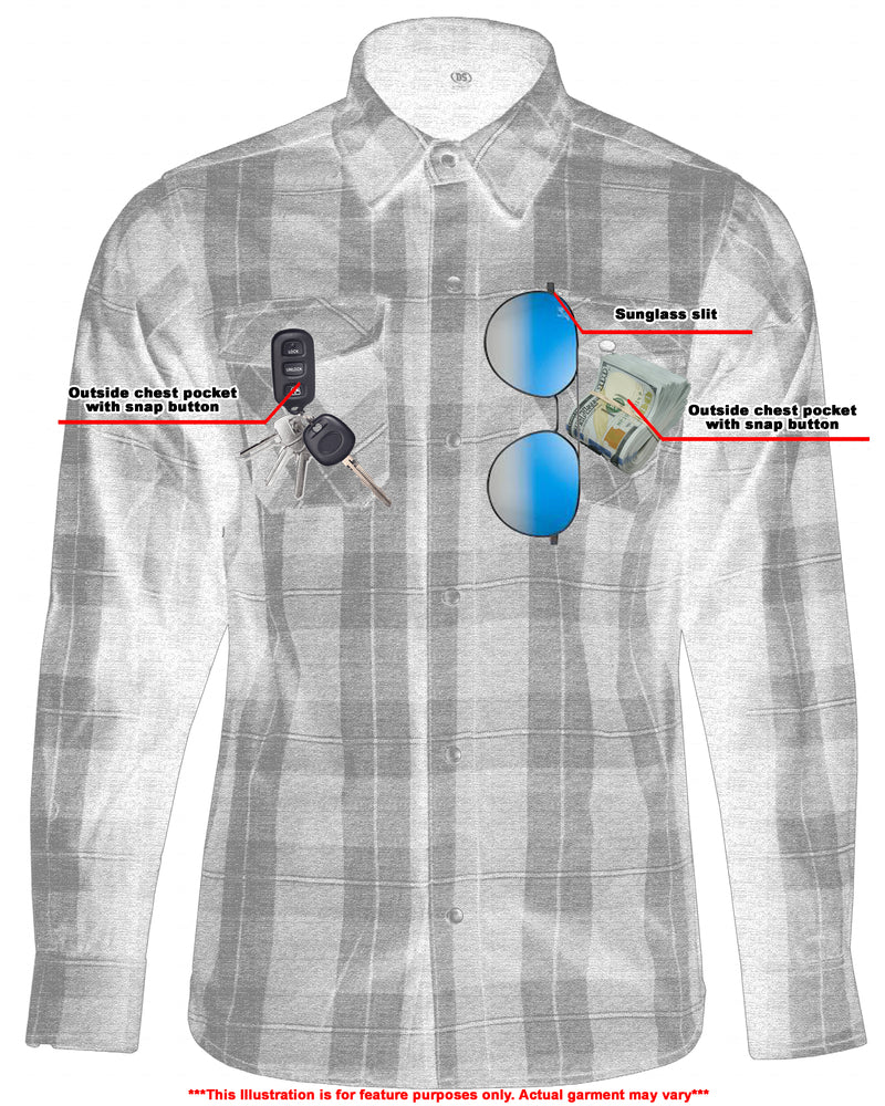 Flannel Shirt - Red and Black LVAD Gear Flannel