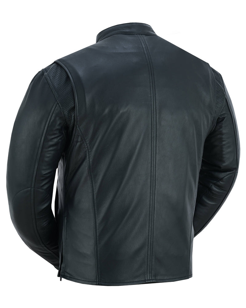 RC742 Men's Lightweight Drum Dyed Naked Lambskin Jacket