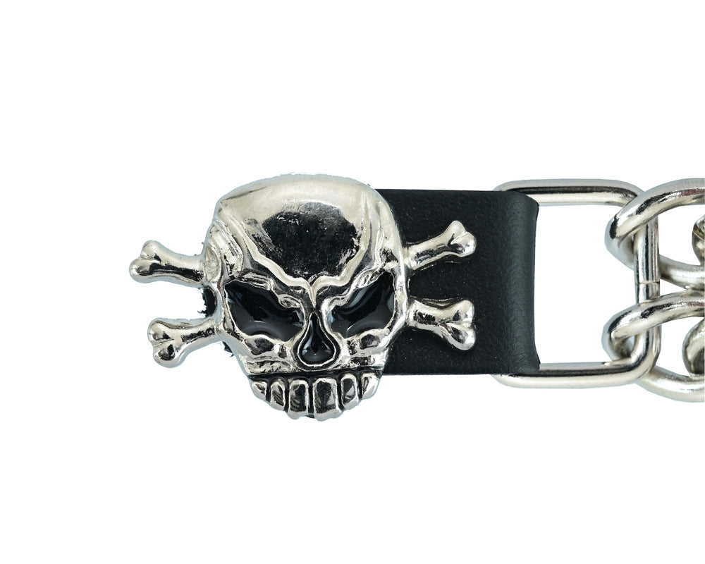 PKV147D Vest Extender - Skull W/Bones