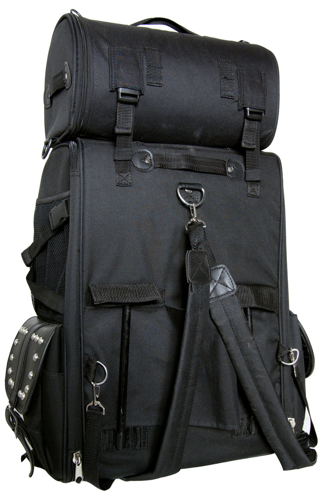 RC391S Updated Touring Sissy Bar Bag w/ Studs