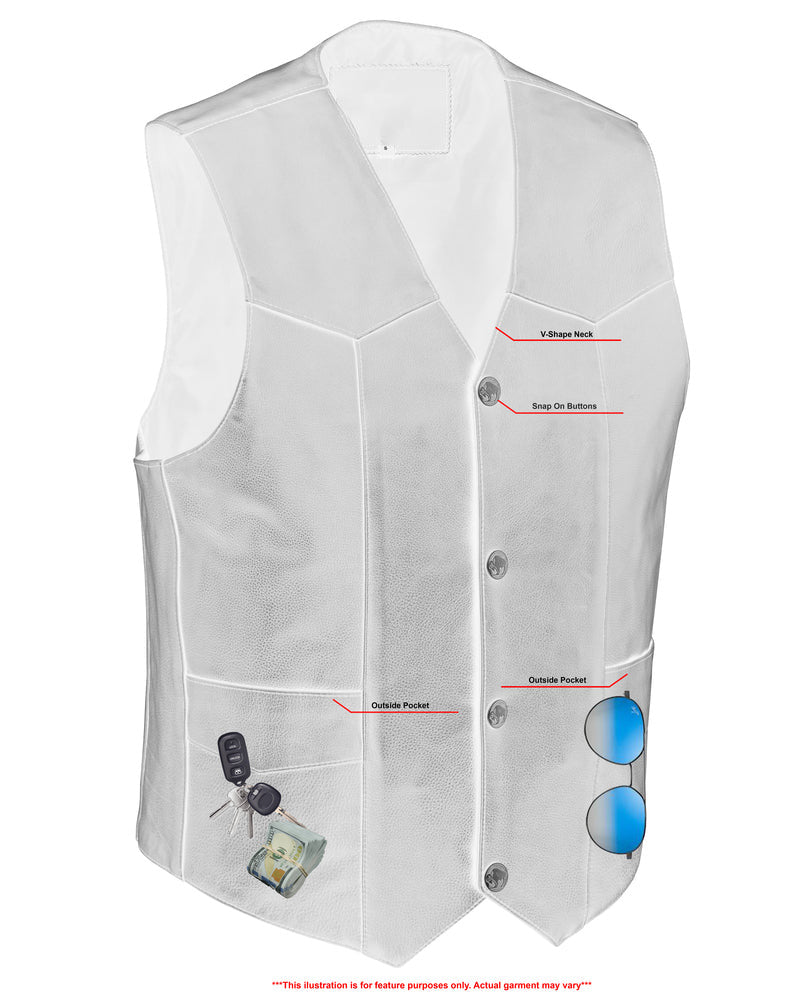 RC115 Men's Single Back Panel Concealed Carry Vest