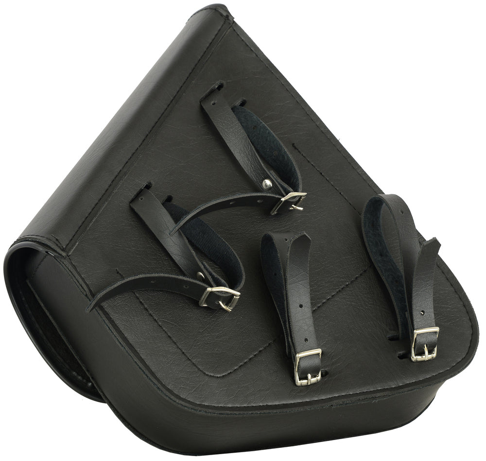 RC5010L Left Side Synthetic Leather Swing Arm Bag W/ Buffalo Snaps