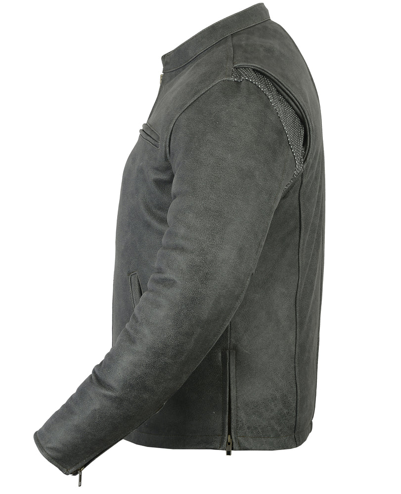 RC709 Men's Sporty Cruiser Jacket (GRAY)