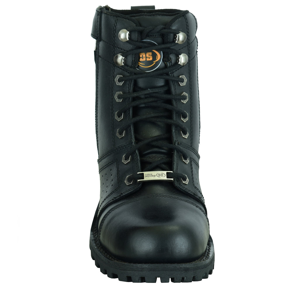 RC9731 Men's 6'' Side Zipper Plain Toe Boot W/Perforation