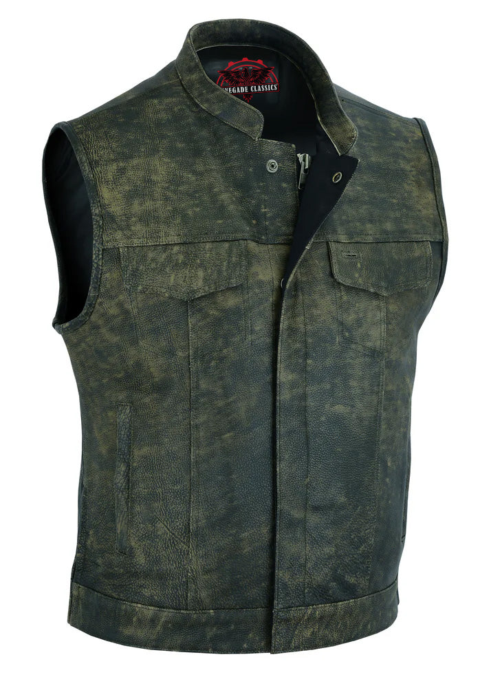 RC108 Men's Conceal Carry Antique Brown Vest