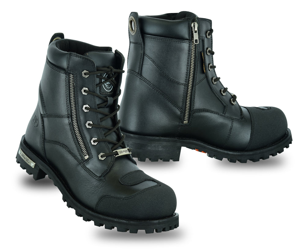 RC9741 Men's Side Zipper Waterproof Ankle Protection Boots