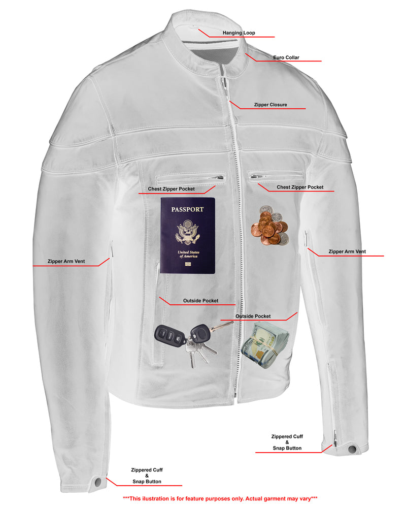 RC701TALL Men's Sporty Scooter Jacket - TALL