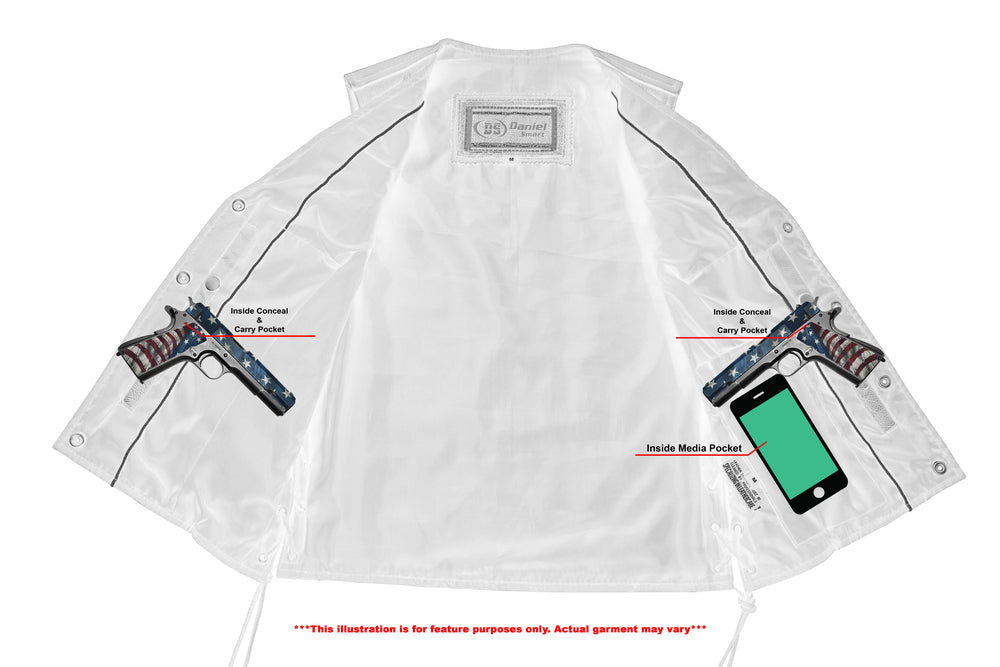 RC205 Women's Single Back Panel Concealed Carry Vest