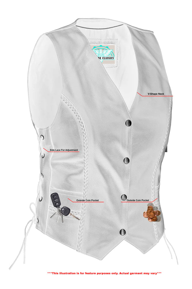 RC222 Women's Braided Vest