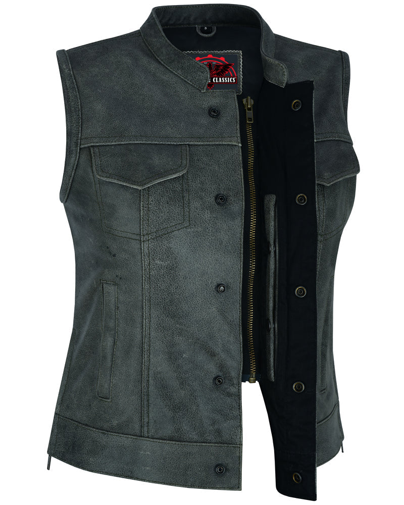 RC229  Women's Premium Single Back Panel Concealment Vest - GRAY
